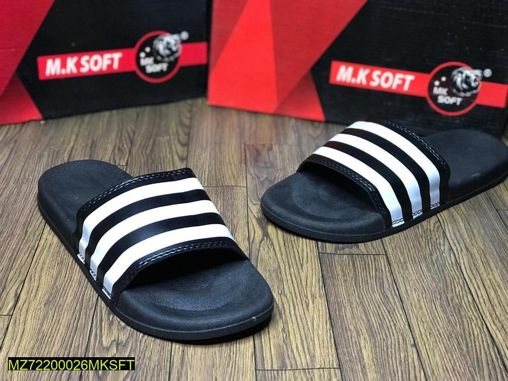 M.K Soft Synthetic Men's Slides On Lightweight Material - SLPVC002